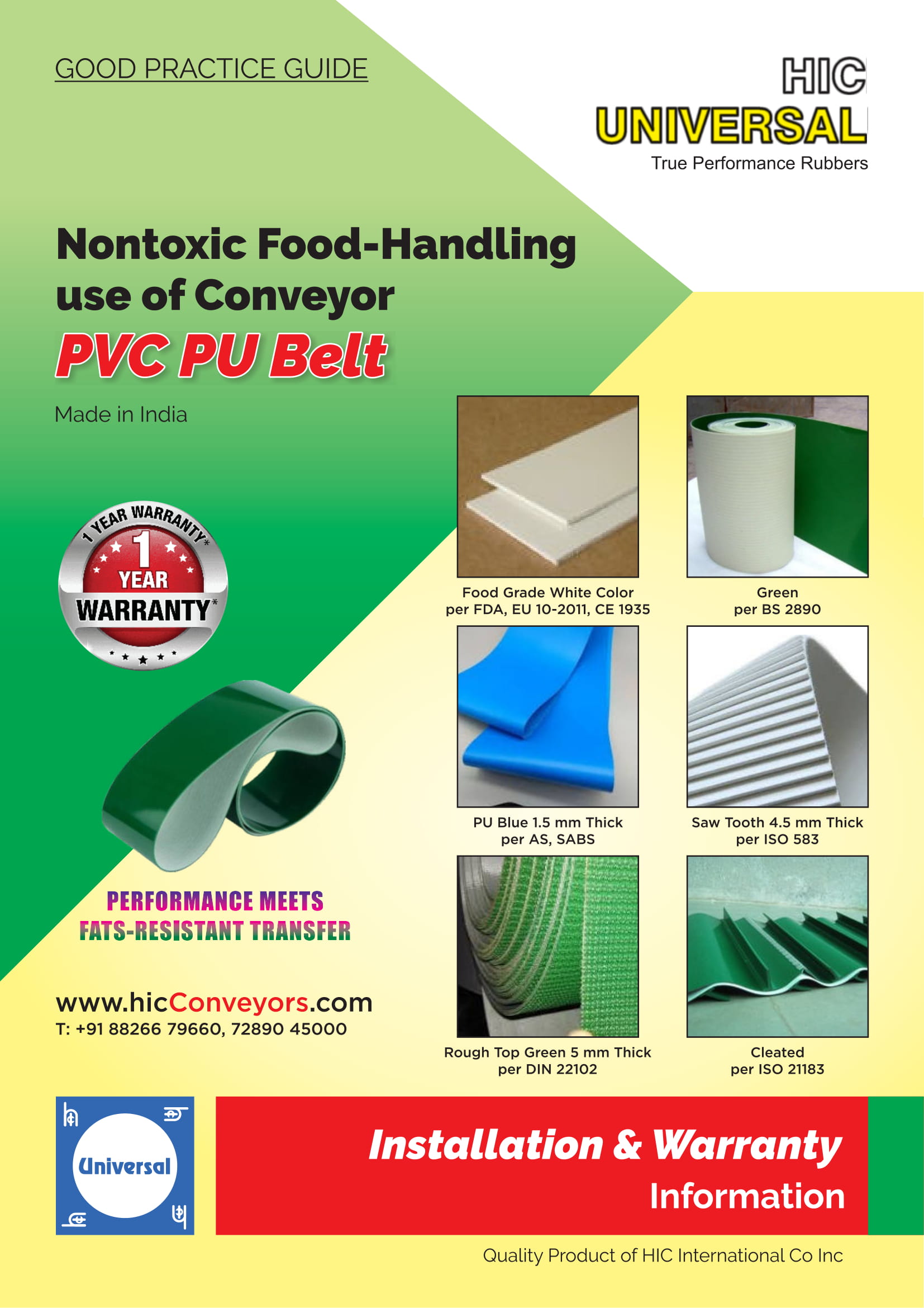 Installation-of-BELT-PVC-PU-Conveyor-Food Handling