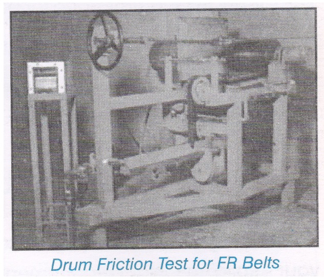 Drum Friction Test for FR Belts